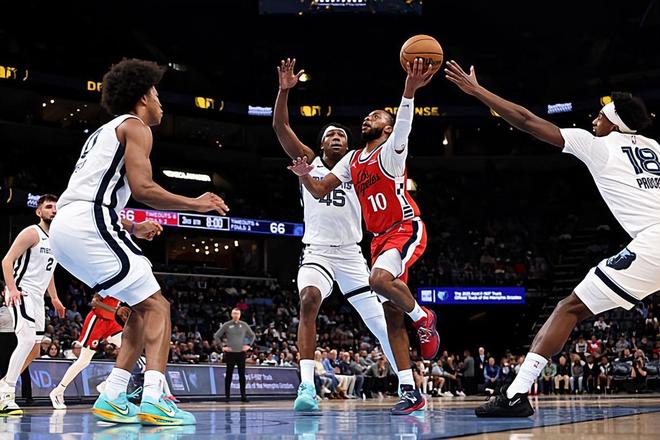 快船力克灰熊加兰21+4+6助球队取胜