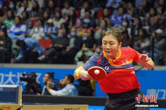 粤港澳全运会乒乓球赛事:黄镇廷/杜凯琹无缘